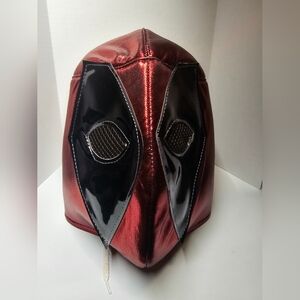 Deadpool Lucha Libre Mexican Wrestling Mask Cosplay‎ Costume Red Black Adult